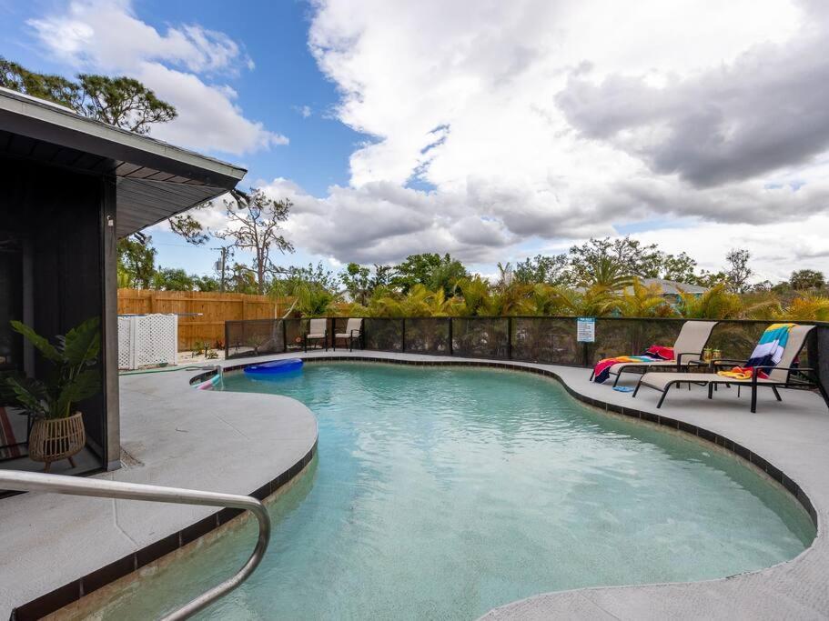 Englewood, Manasota Keys - 2 Bedroom Luxury Villa, Pool, Game Room, 6 Min To Beaches Next To Canal Exterior foto
